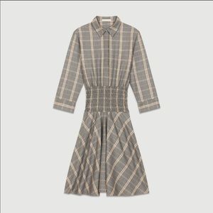 Maje Plaid Dress